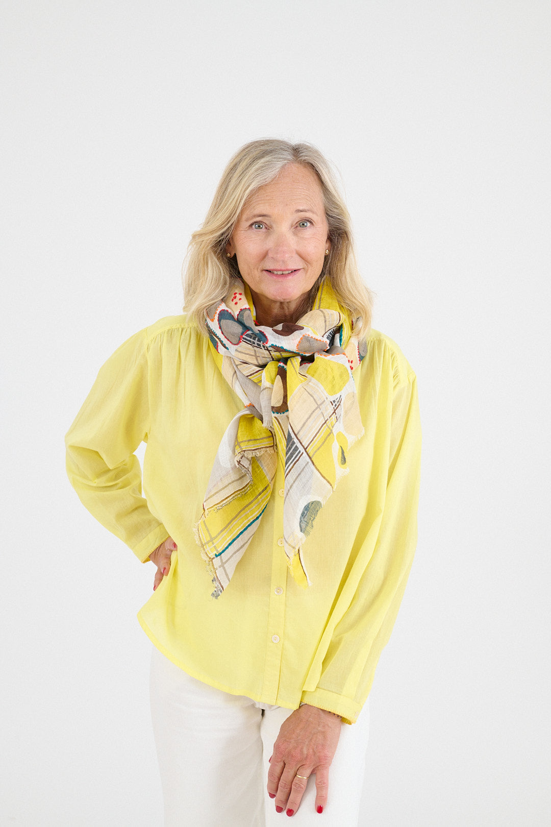 Storiatipic Linen Scarf - Ayo Jaune