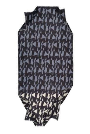 Épice Design Paris Geometric Wool Scarf - Noir