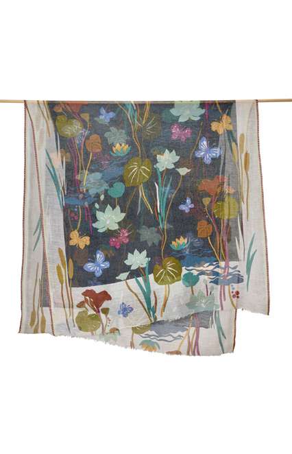 Épice Design Paris Linen/Cotton Scarf - Midnight