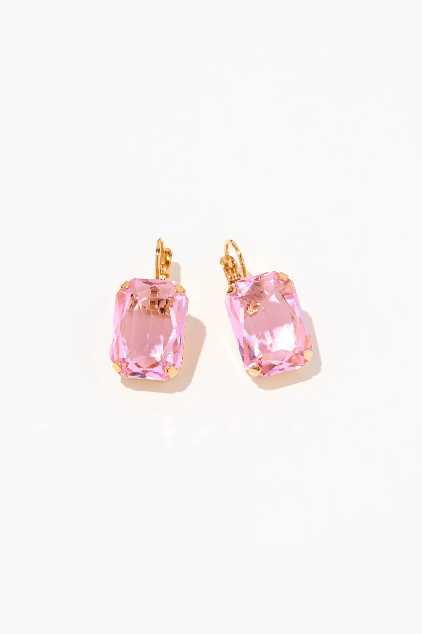Philippe Ferrandis Lever Back Earrings - Rose