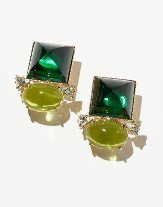 Philippe Ferrandis Anniversary Clip Earrings - Amazonia