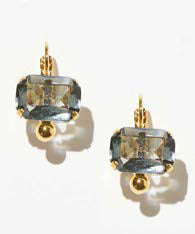 Philippe Ferrandis Leverback Earrings - Graphite