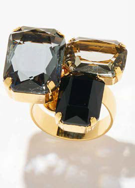 Philippe Ferrandis Balearic Adjustable Ring - Graphite S