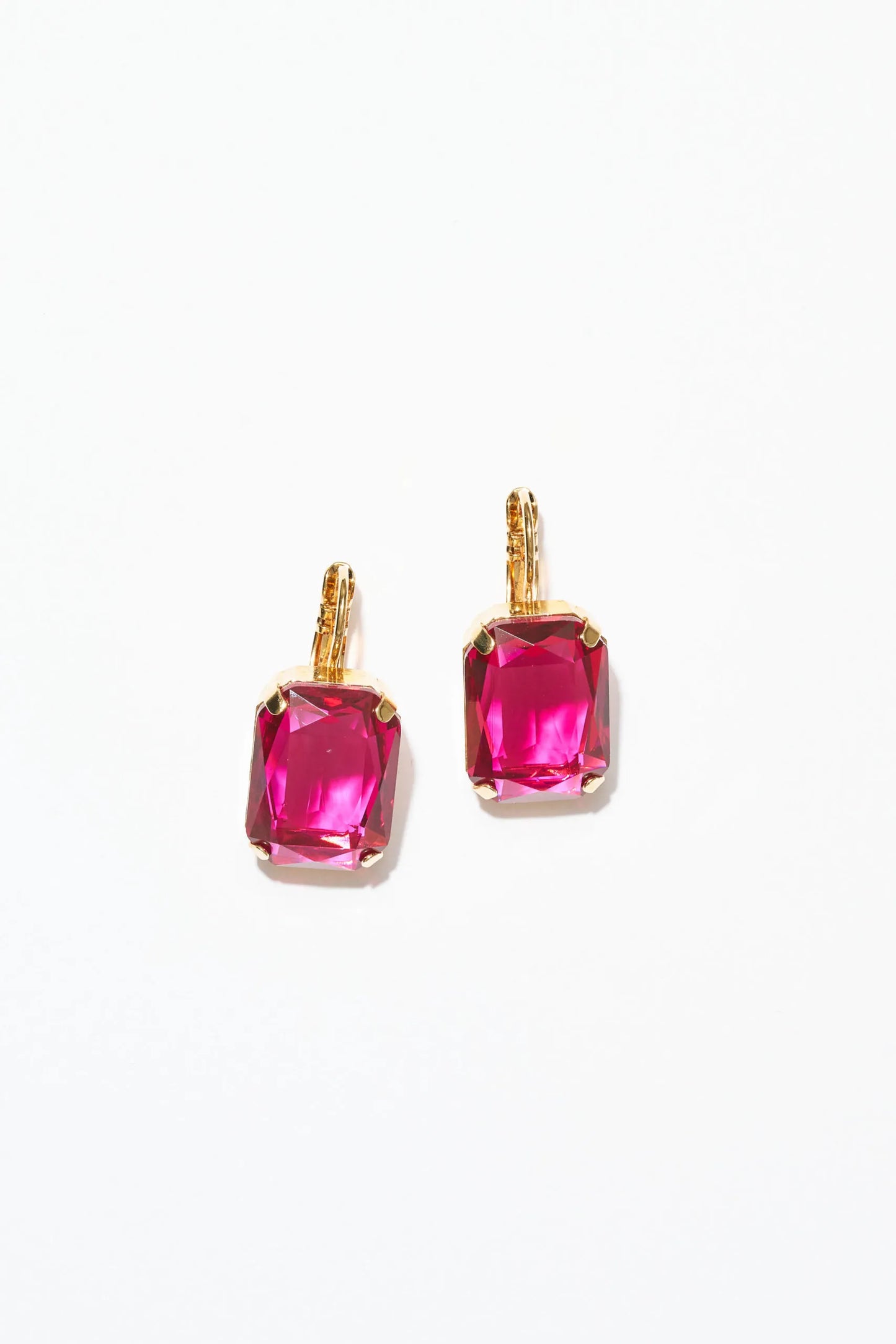 Philippe Ferrandis Balearic Lever Back Earrings - Fuchsia