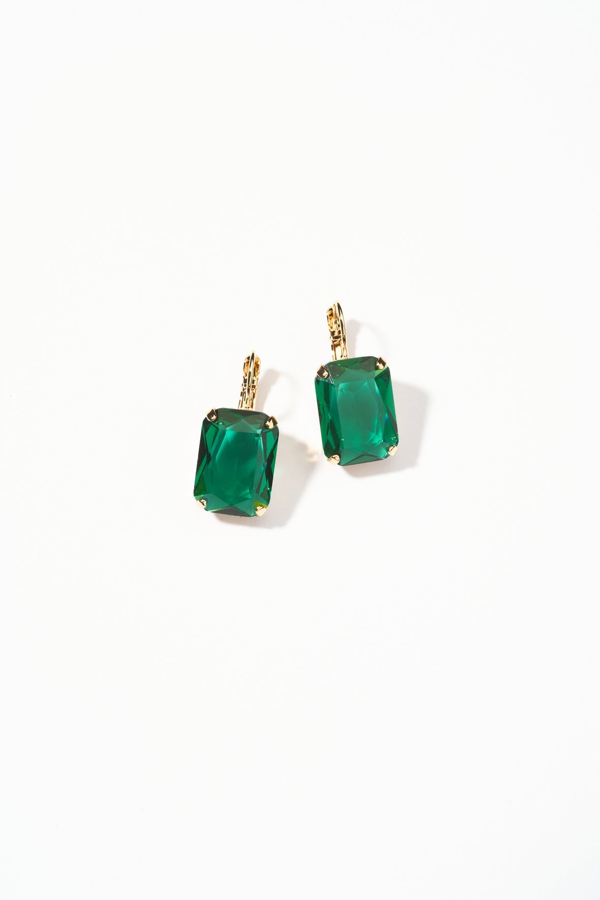 Philippe Ferrandis Balearic Lever Back Earrings - Emerald