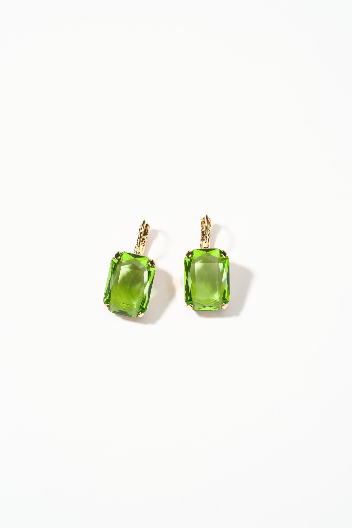 Philippe Ferrandis Balearic Lever Back Earrings - Light Green