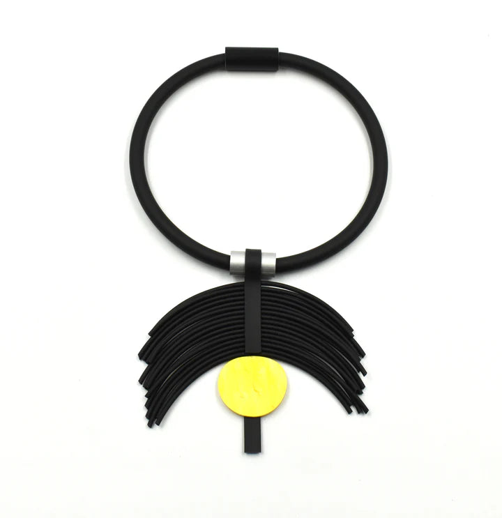 Christina Brampti Disc Necklace - Yellow