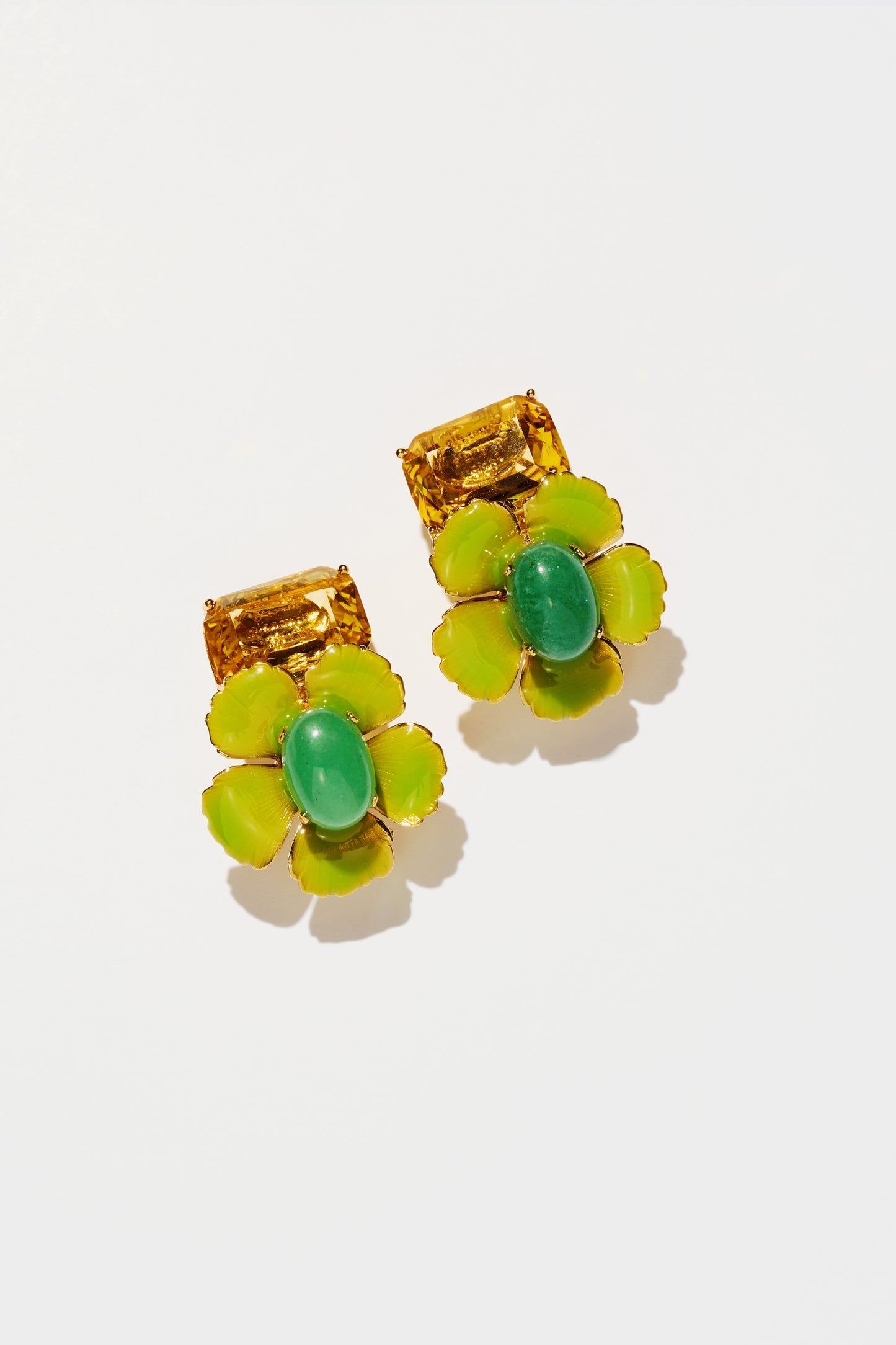 Philippe Ferrandis Bagatelle Clip Earrings