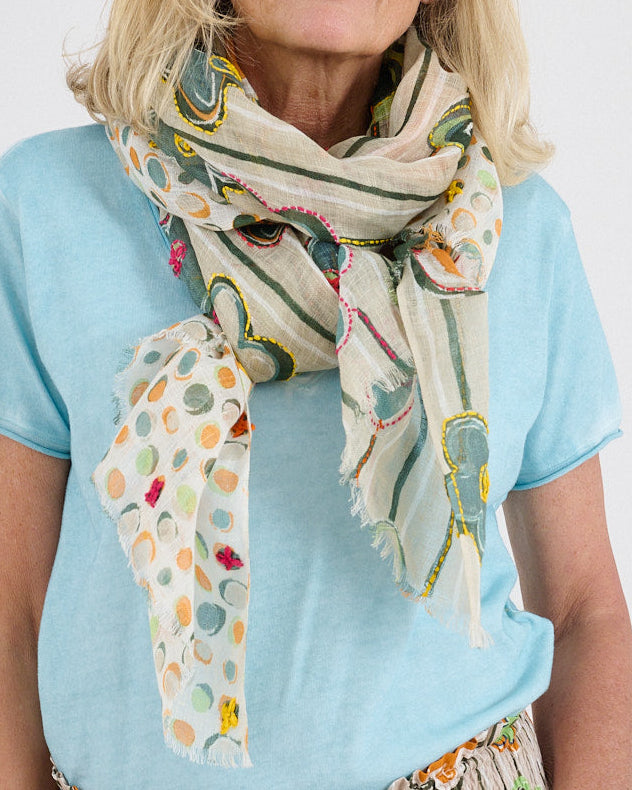Storiatipic Linen Scarf - Anne Beige