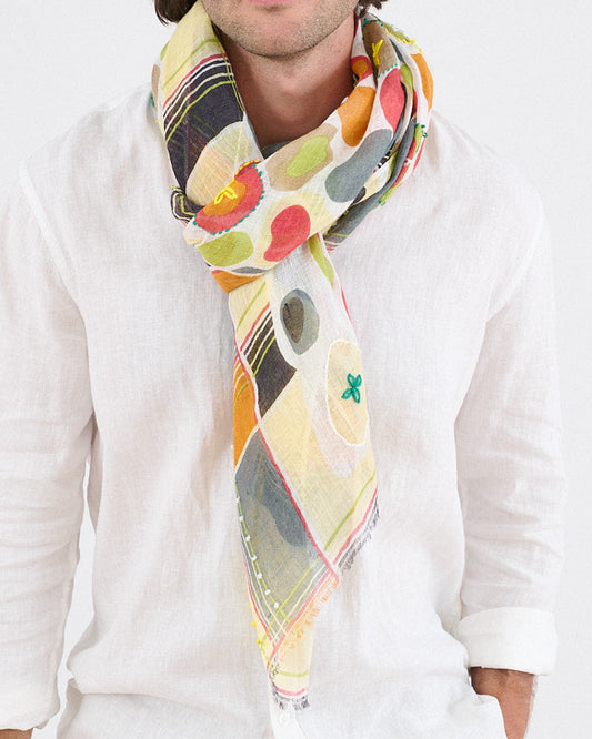 Storiatipic Linen Scarf - Ayo Gris