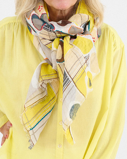 Storiatipic Linen Scarf - Ayo Jaune