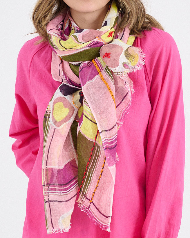 Storiatipic Linen Scarf - Ayo Rose