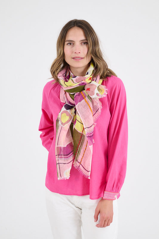 Storiatipic Linen Scarf - Ayo Rose
