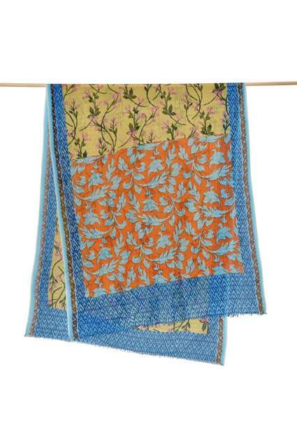 Épice Design Paris Cotton/Silk Scarf - Sky