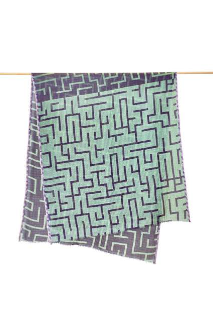 Épice Design Paris Cotton/Silk Scarf - Aubergine