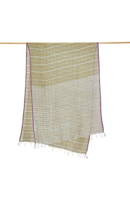 Épice Design Paris Linen/Cotton Scarf - Seaweed