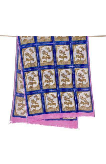 Épice Design Paris - Linen/Cotton Scarf - Ultramarine