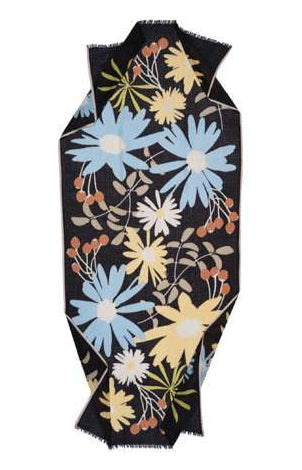 Épice Design Paris Scarf - Black Flower