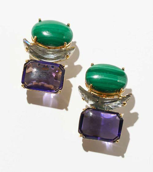 Philippe Ferrandis Anniversary Clip Earrings - Valparaiso