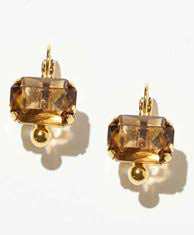 Philippe Ferrandis Leverback Earrings - Topaz