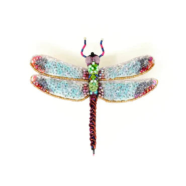 Embroidered Brooch - Canada Darner Dragonfly
