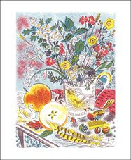 Greetings Card - The Gardener's Arms : Angie Lewin