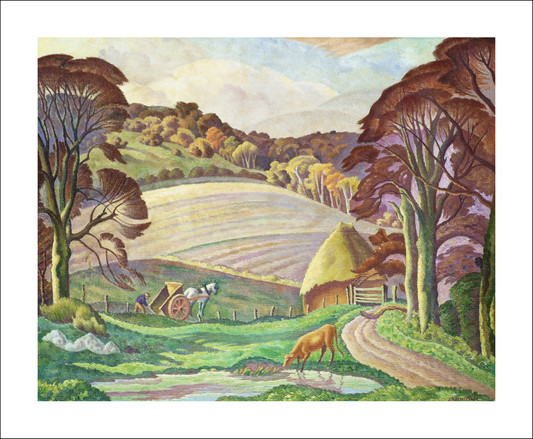 Greetings Card - Sussex Landscape : Ethelbert White