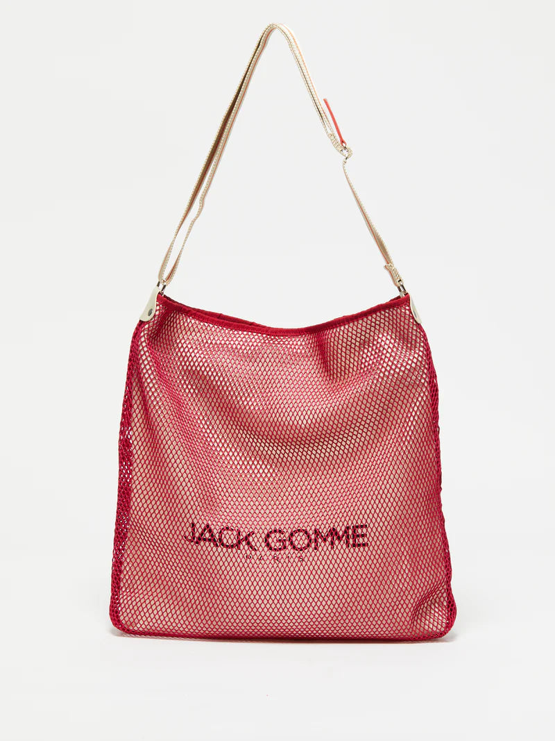 Jack Gomme Net Shoulder Bag - Red