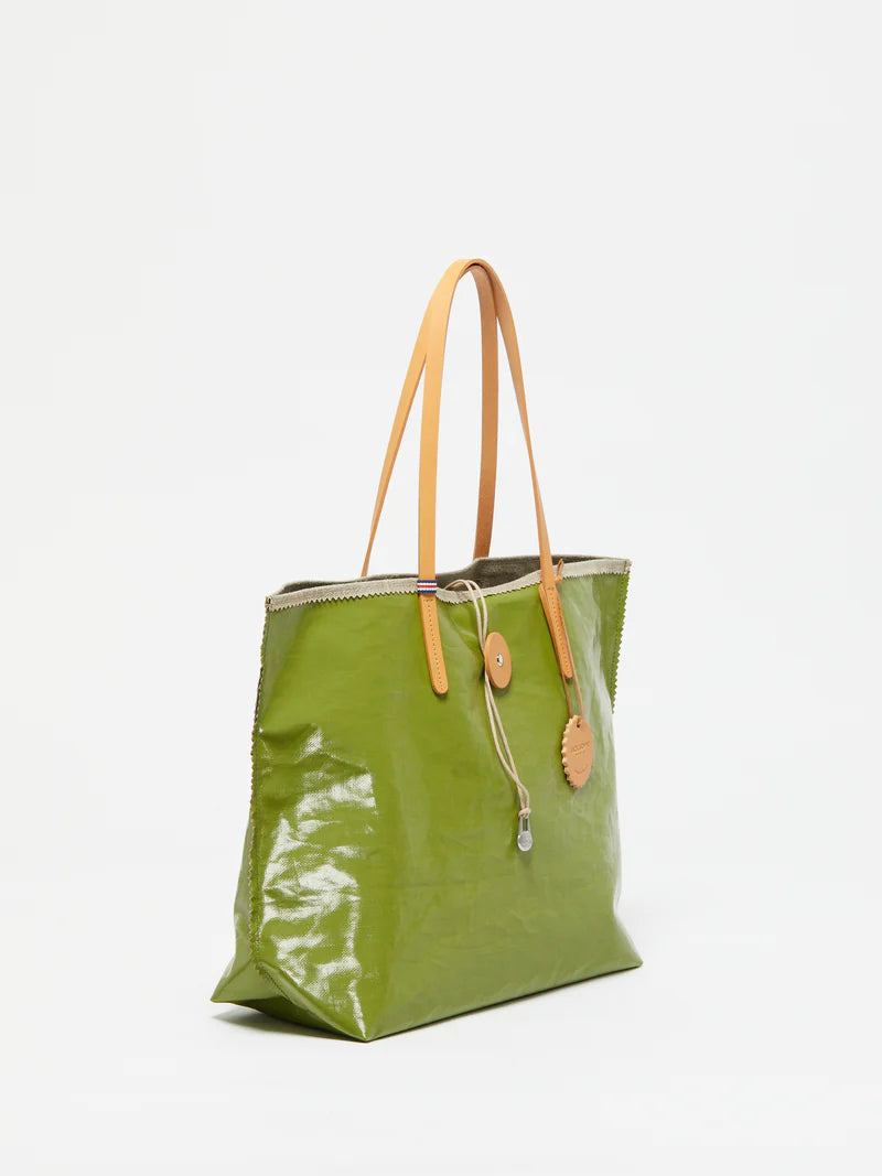 Jack Gomme Linen Shopping Bag - Green