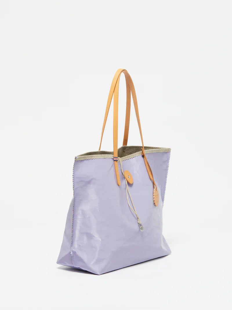 Jack Gomme Linen Shopping Bag - Violet
