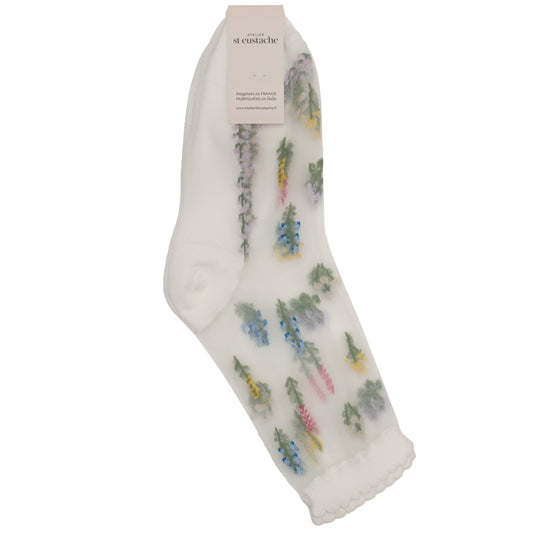 Spring Summer Socks - Floral Fleurs des Champs