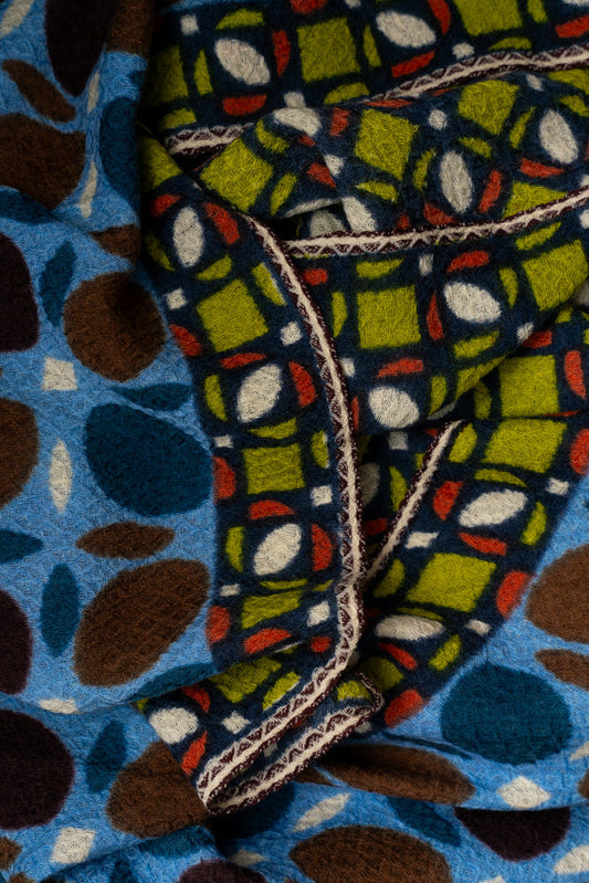 Épice Design Paris Wool Scarf - Cobalt