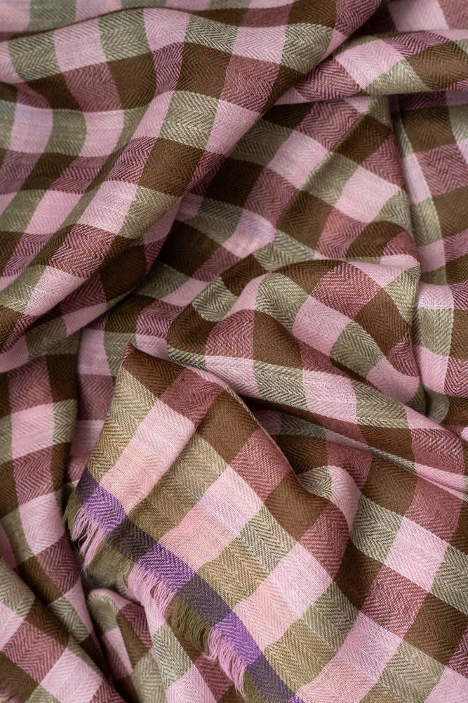 Épice Design Paris Check Square - Rose