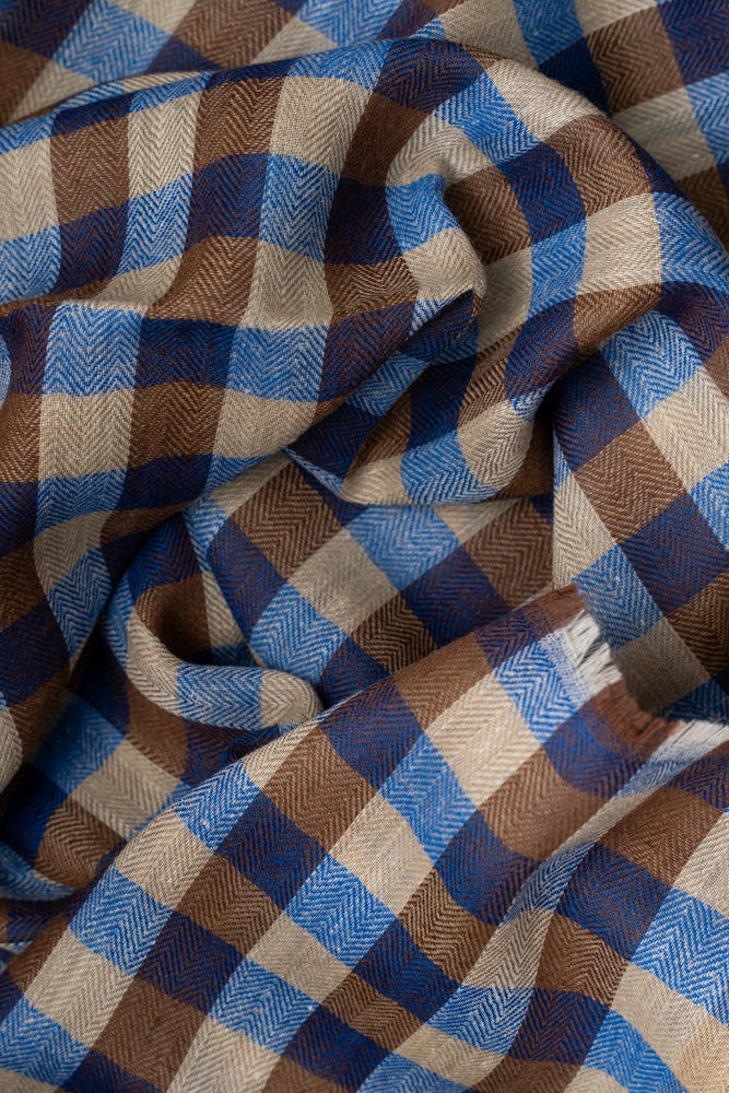 Épice Design Paris Check Square - Blue