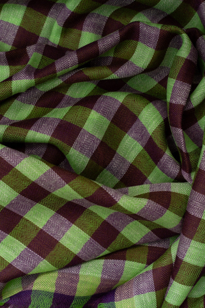 Épice Design Paris Check Square - Green