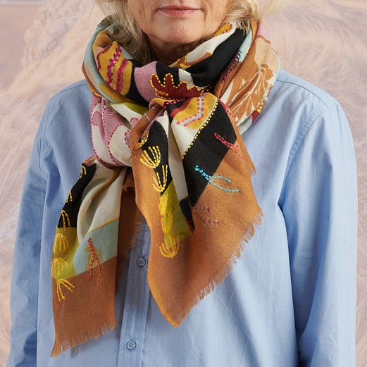 Storiatipic Wool Scarf - Andrea Beige