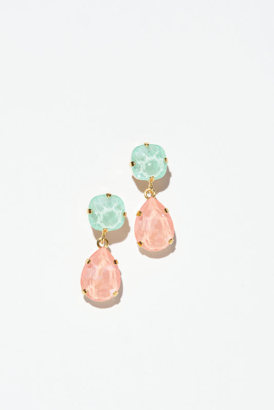 Philippe Ferrandis Stud Earrings - Menthe