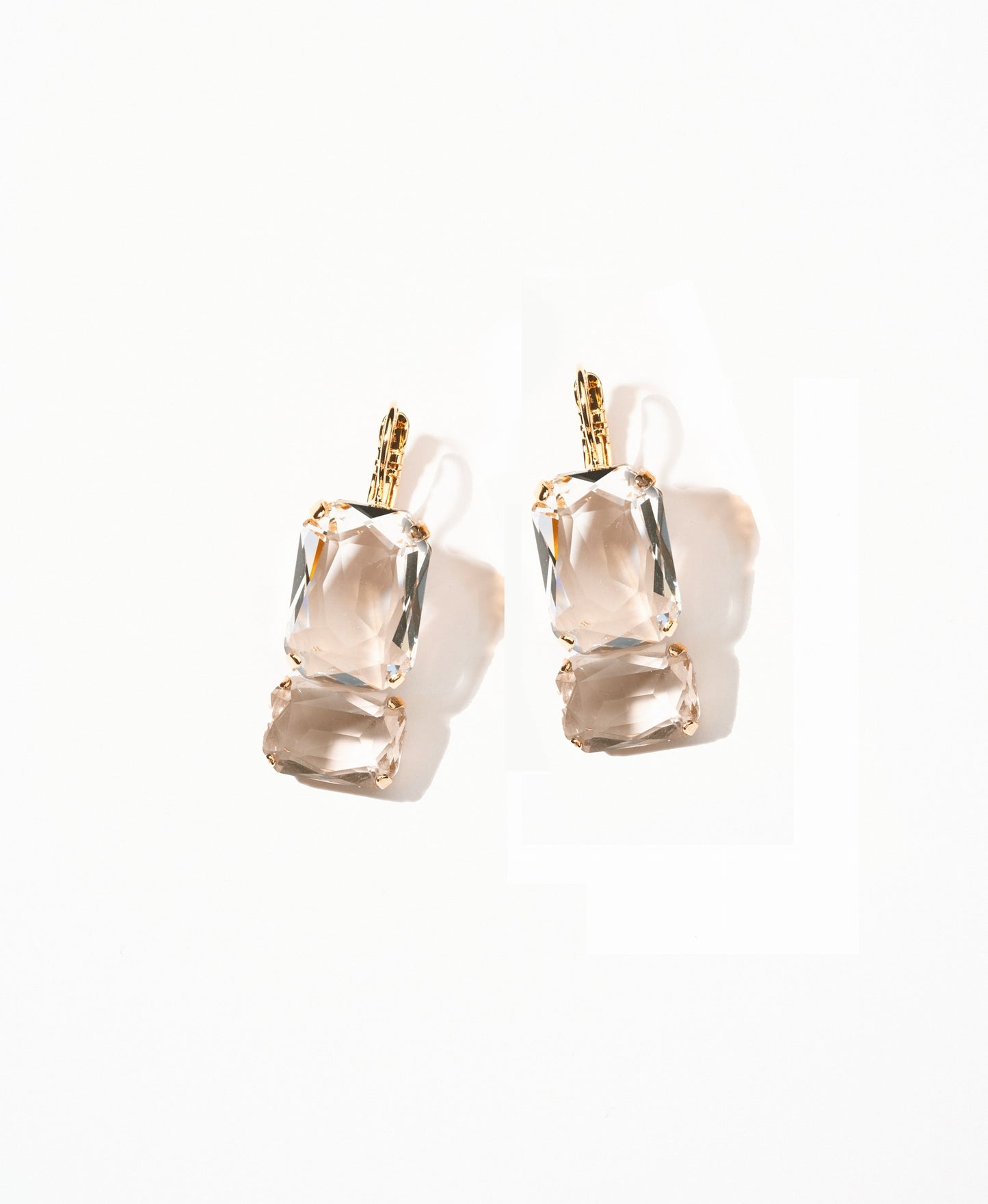 Philippe Ferrandis Balearic Lever Back Earrings - Crystal