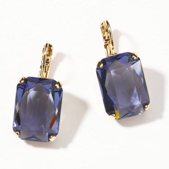 Philippe Ferrandis Balearic Collection Lever Back Earrings - Amethyst