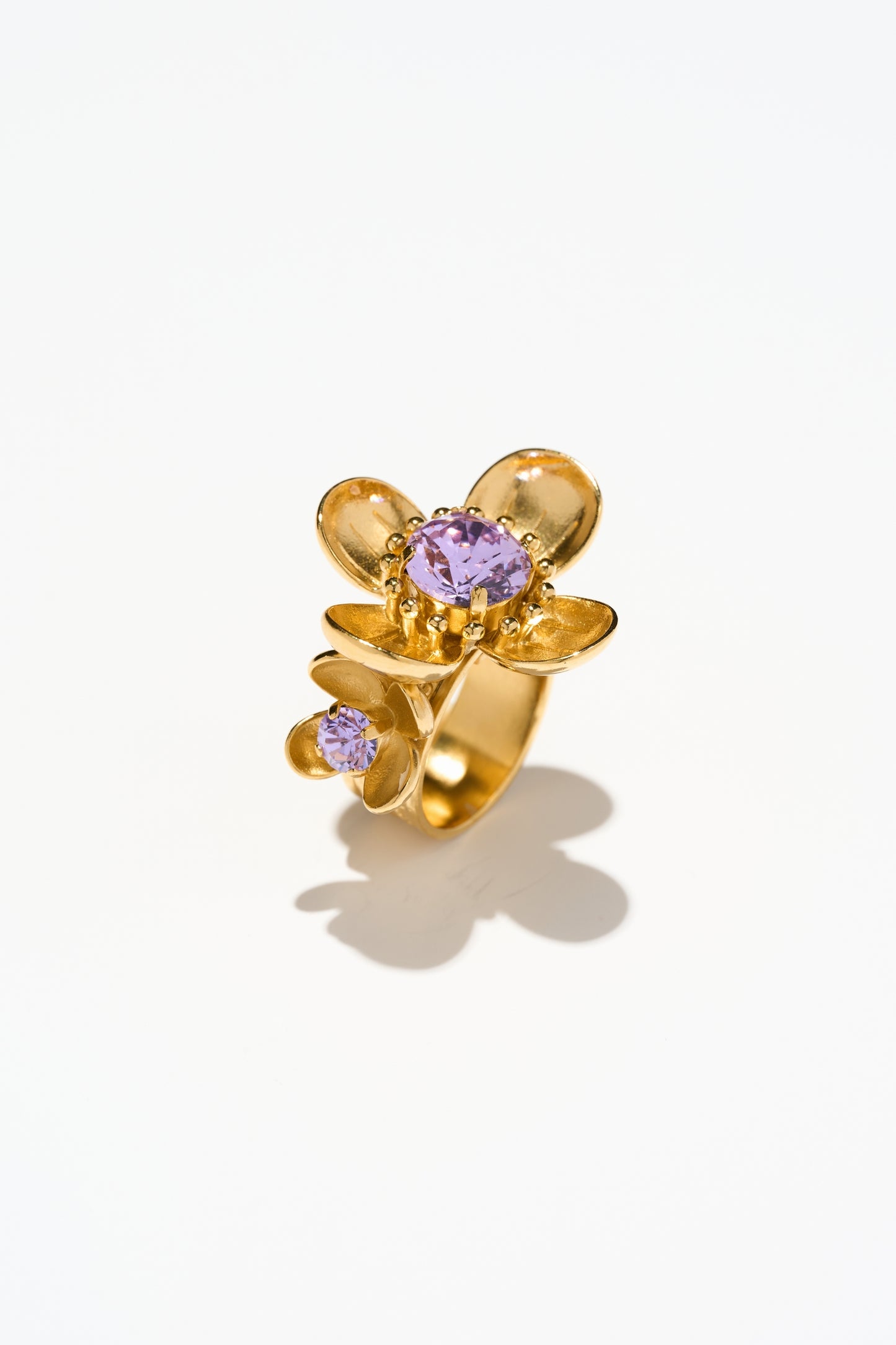 Philippe Ferrandis Eugénie Adjustable Ring - Violet