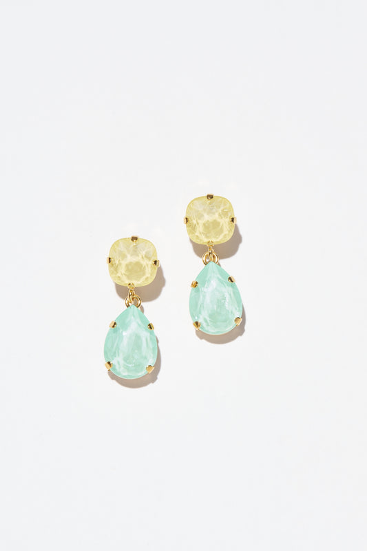 Philippe Ferrandis Sorbet Stud Earrings - Jonquille