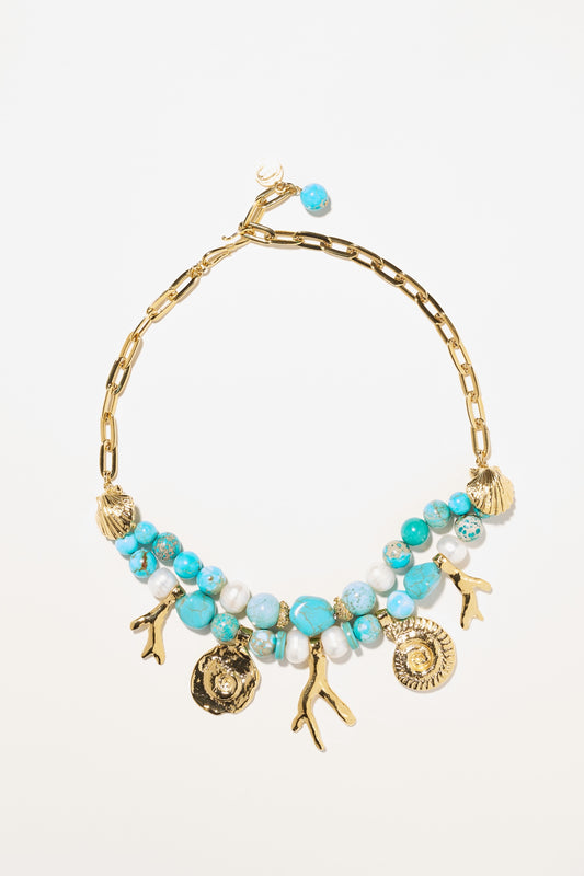 Philippe Ferrandis Minorca Charm Necklace