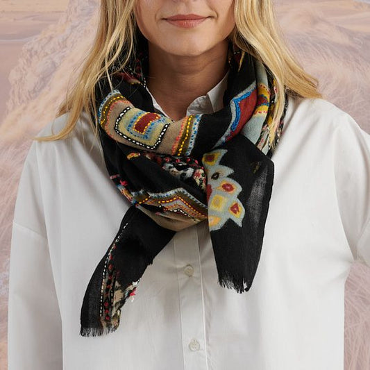 Storiatipic Wool Scarf - Aspen Anthracite